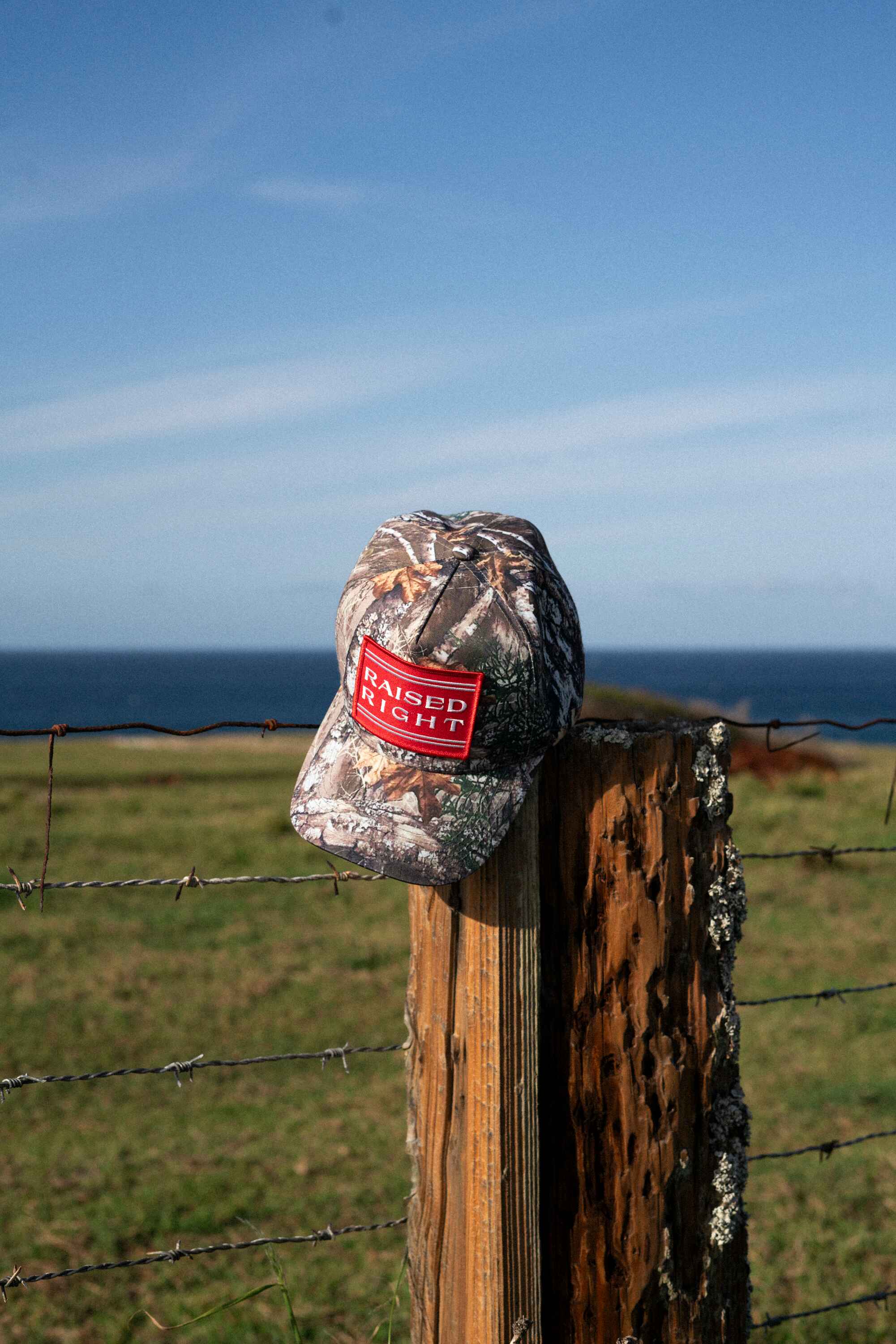 Raised Right Camo Hat
