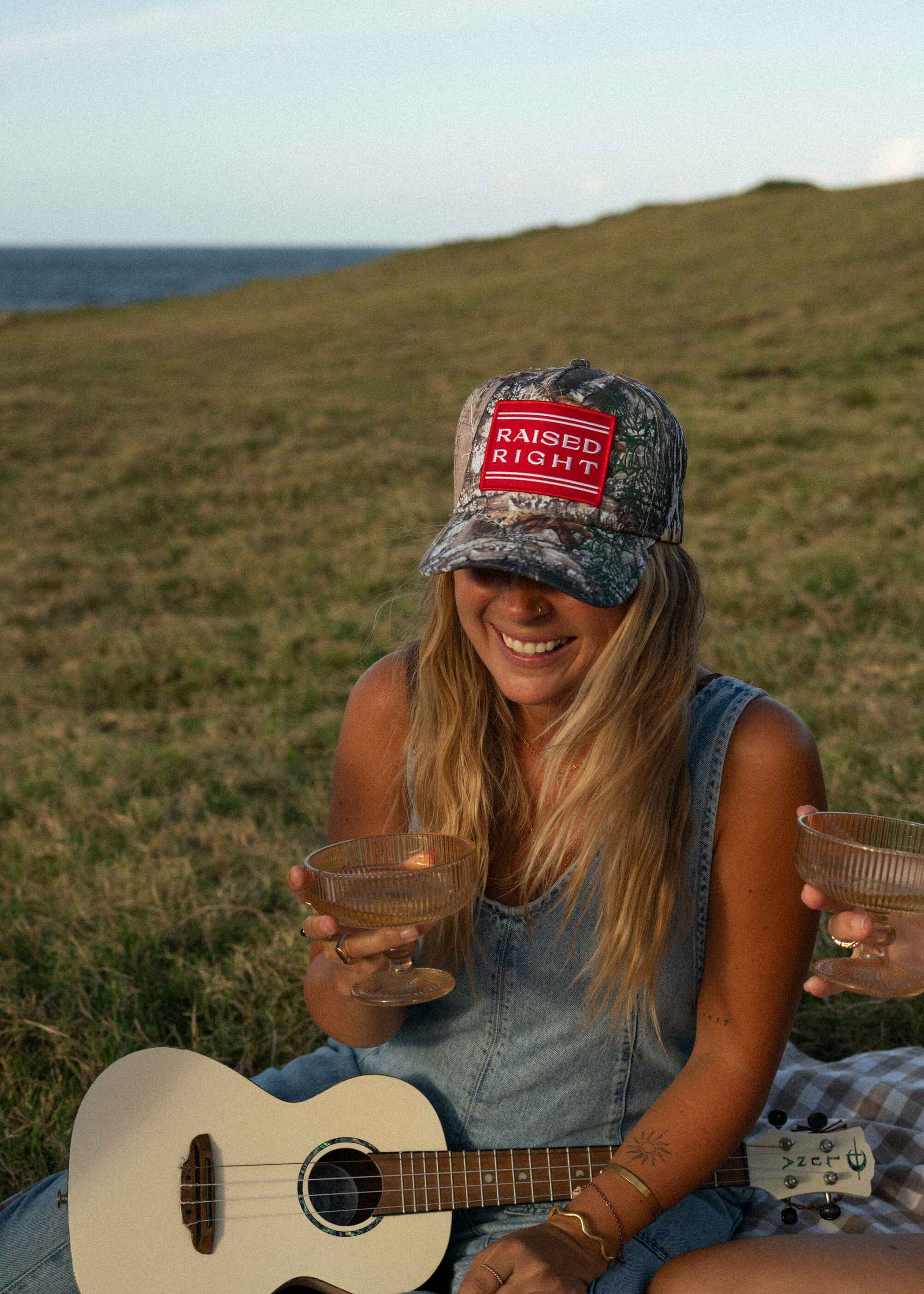 Raised Right Camo Hat