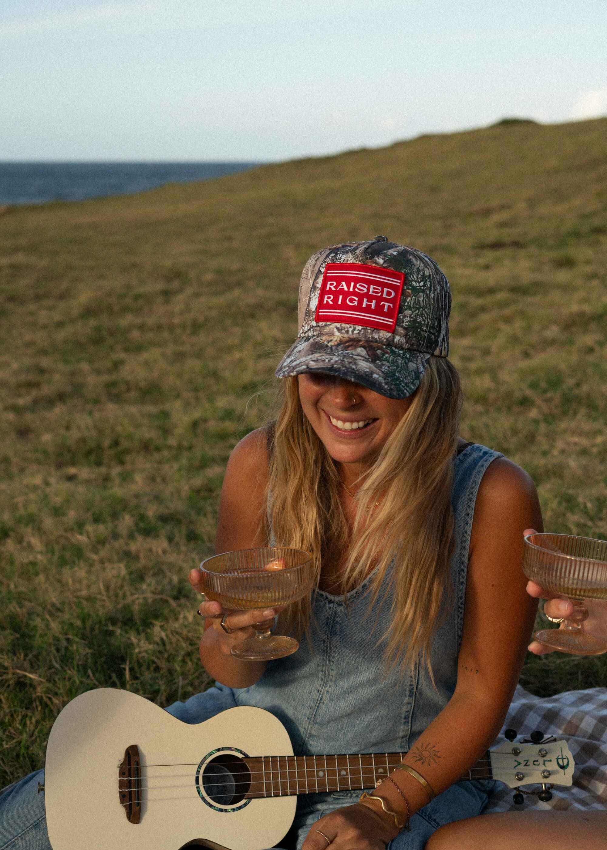 Raised Right Camo Hat