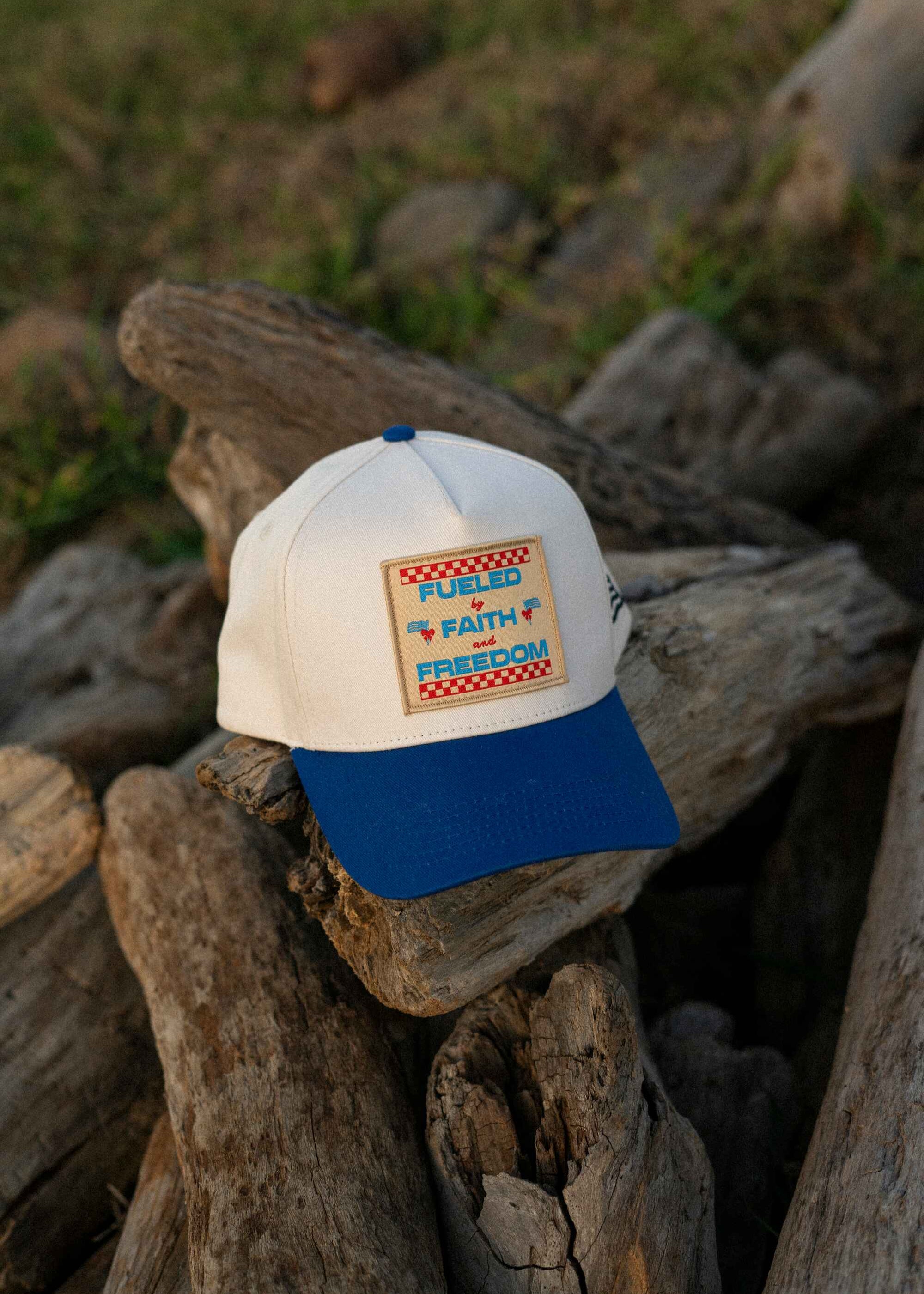 Fueled by faith women's baseball cap