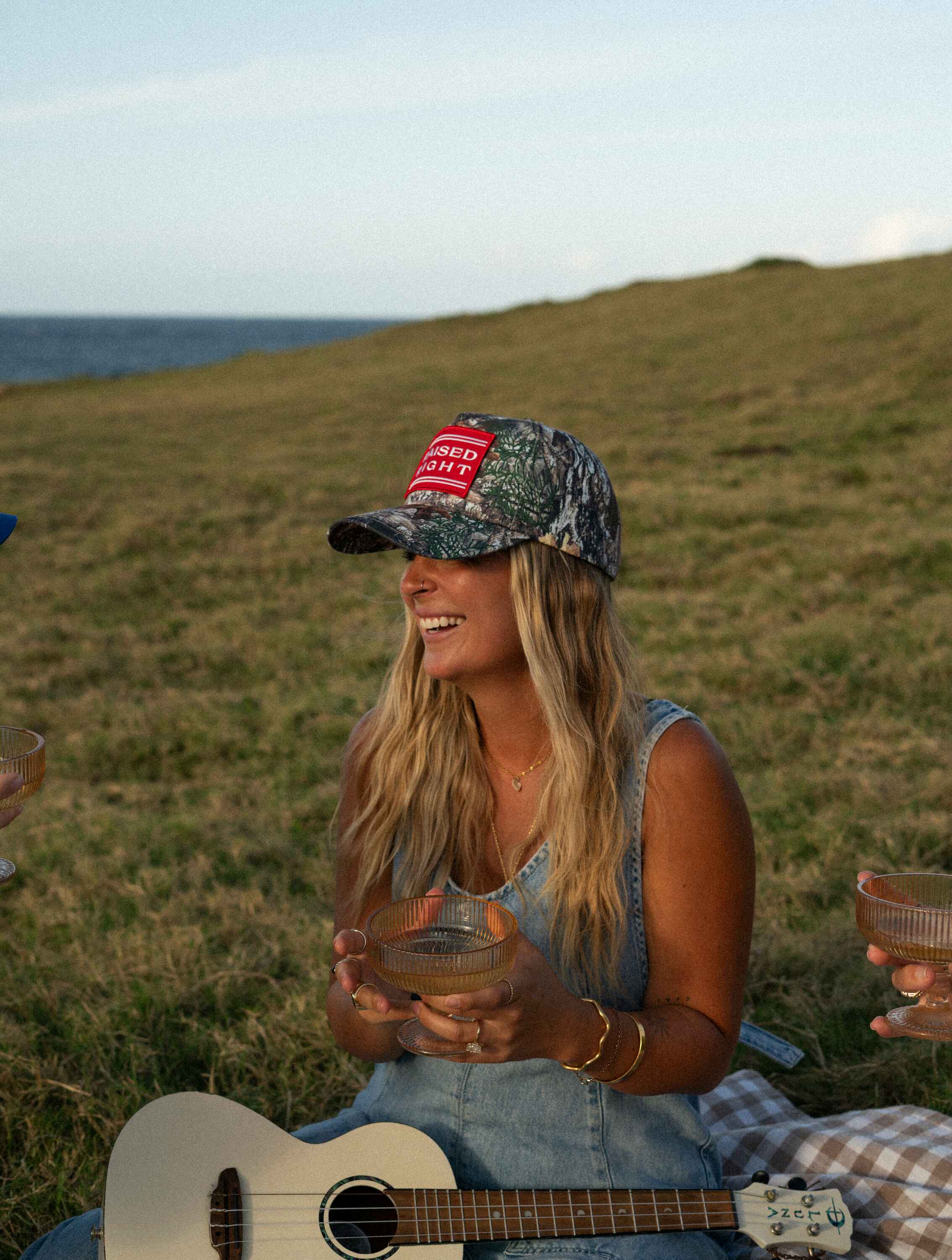 Raised Right Camo Hat